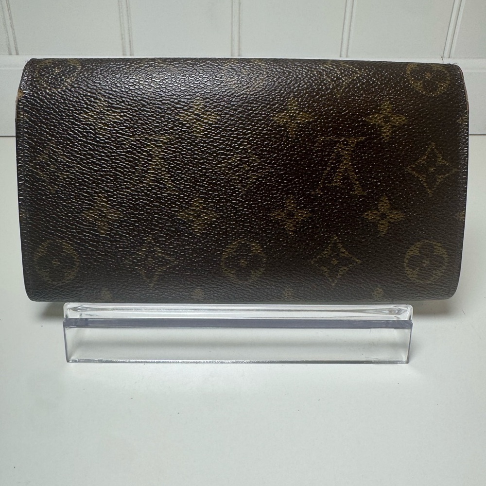 Louis Vuitton Monogram Coated Canvas Continental Wallet COA - Picture 2 of 16